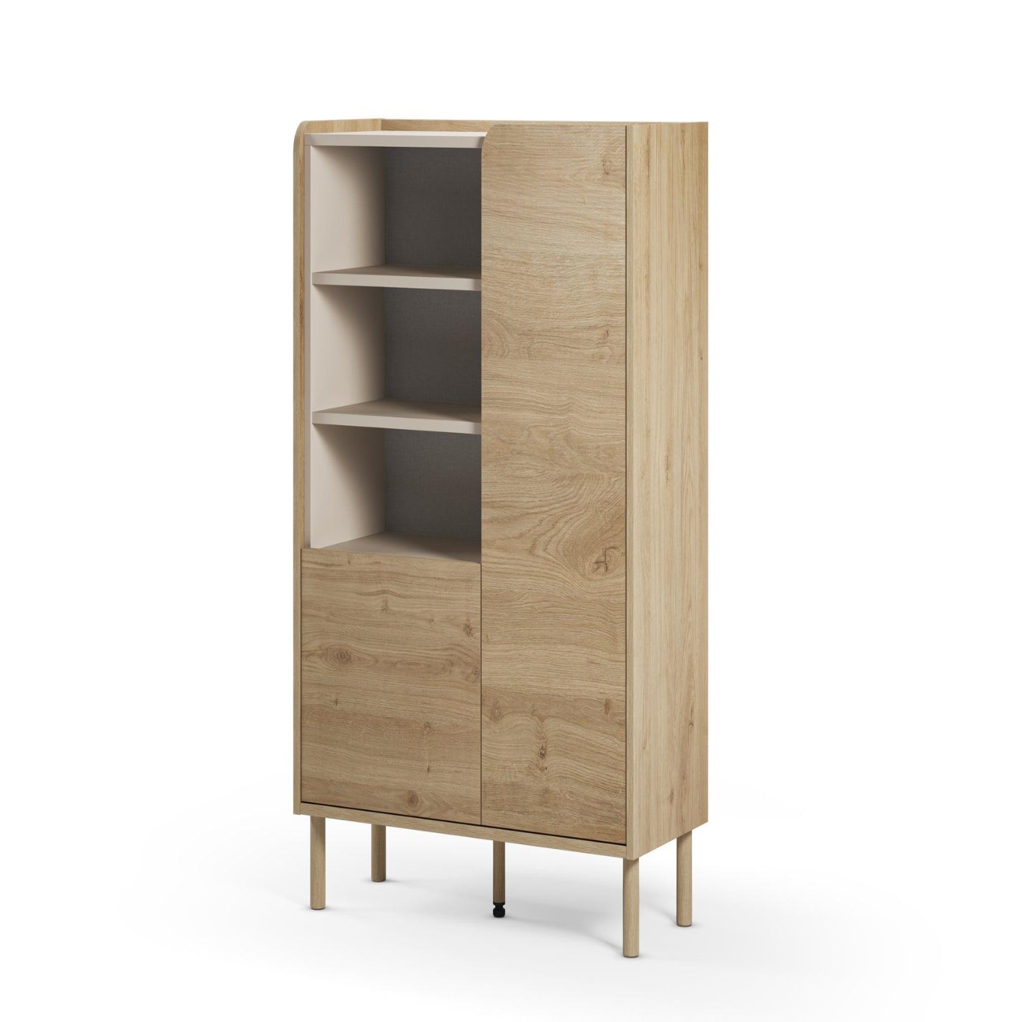 Voir la diapositive 6 : CASANOVA PARIS ISADORA - Commode 2 tiroirs 90cm en mélamine - Chêne clair