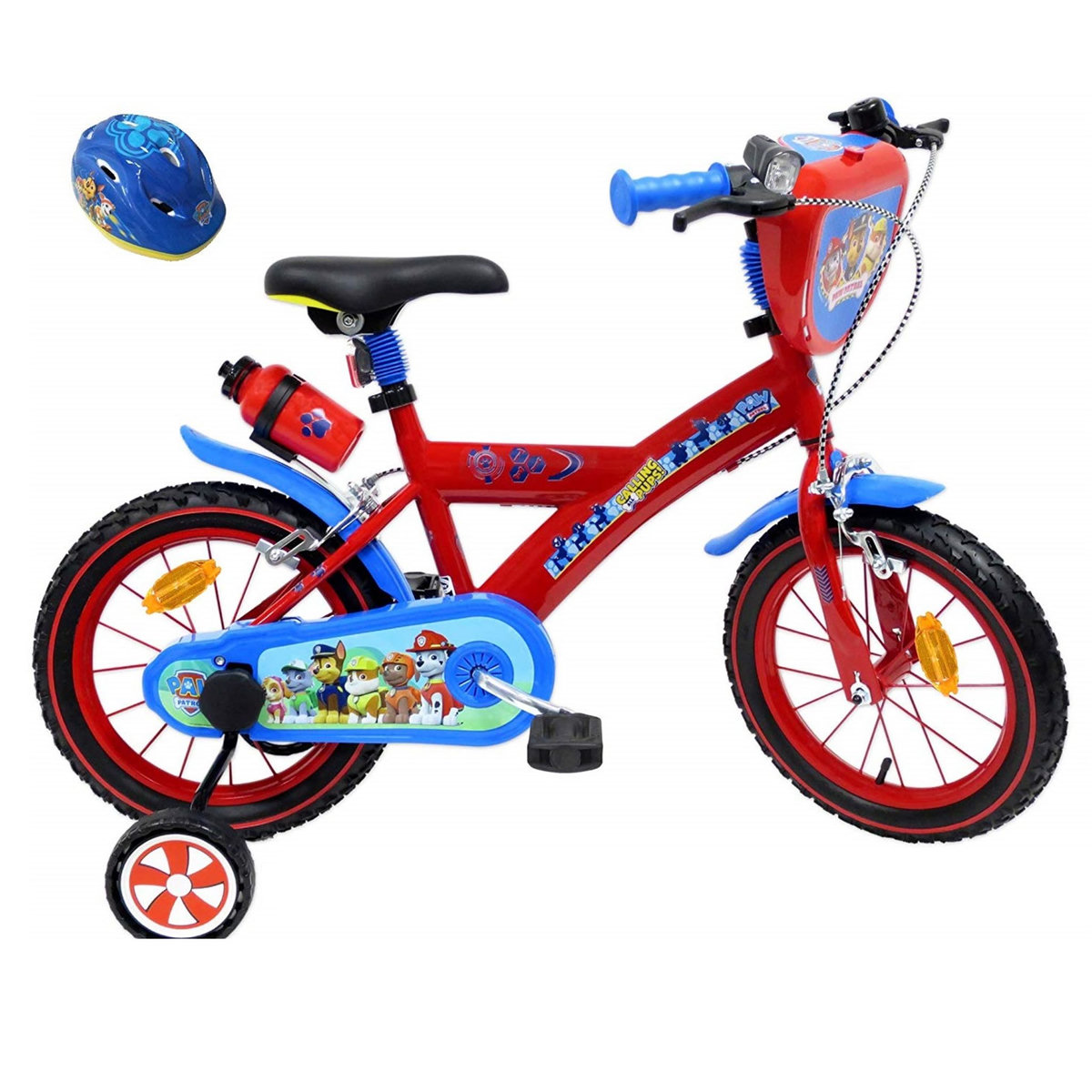 PAT PATROUILLE Vélo 14 pouces - Pat Patrouille + Casque de protection