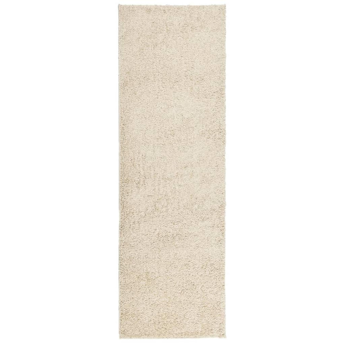 VIDAXL Tapis shaggy PAMPLONA poils longs moderne dore 80x250 cm