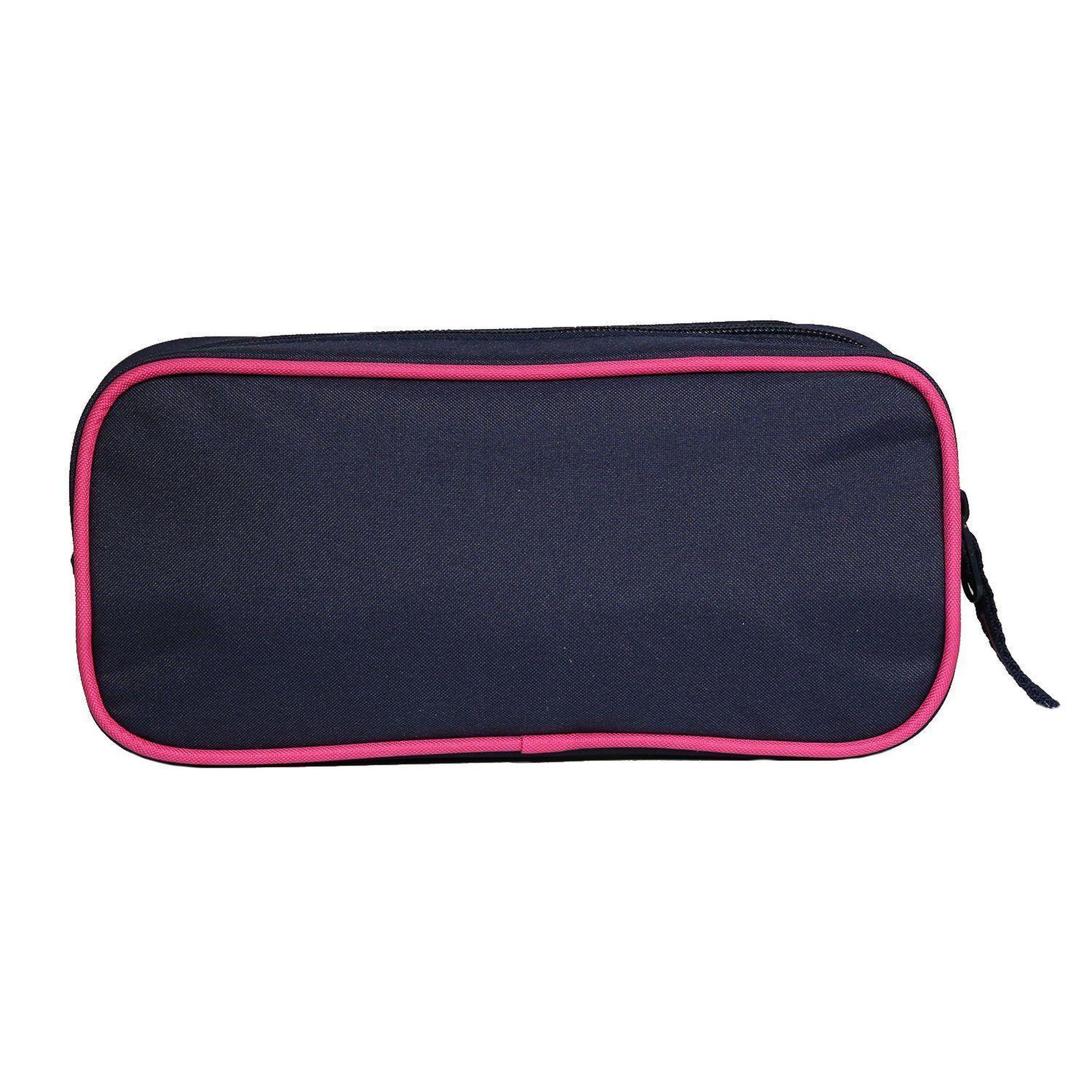 Voir la diapositive 3 : Bagtrotter Trousse scolaire rectangulaire Offshore Hibiscus Bleue marine Bagtrotter