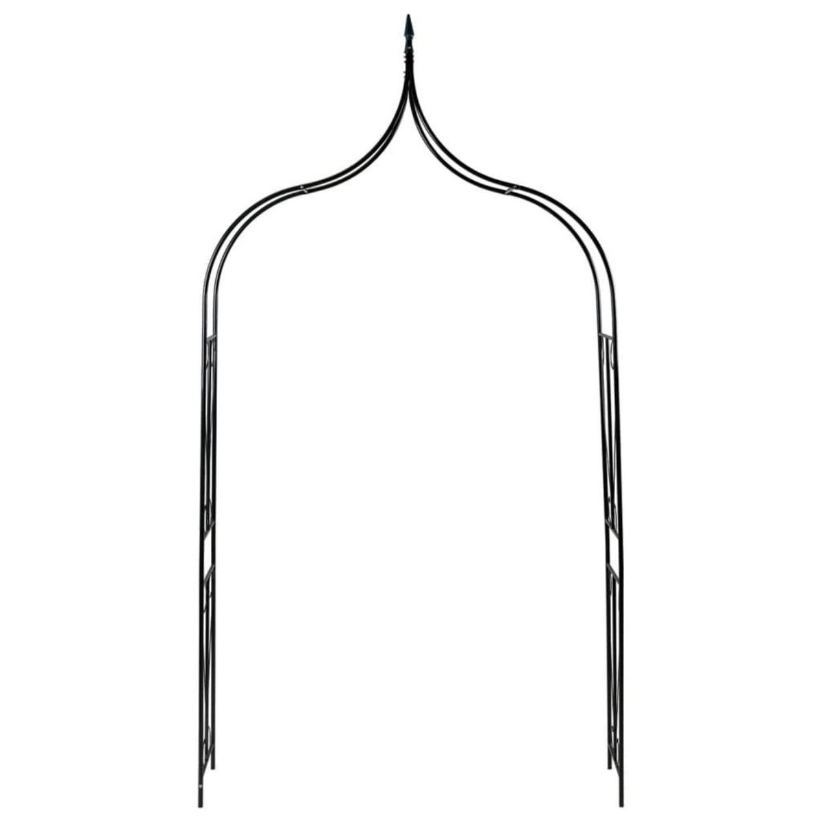 VIDAXL Voute de jardin Vert fonce 142x37x275 cm Fer