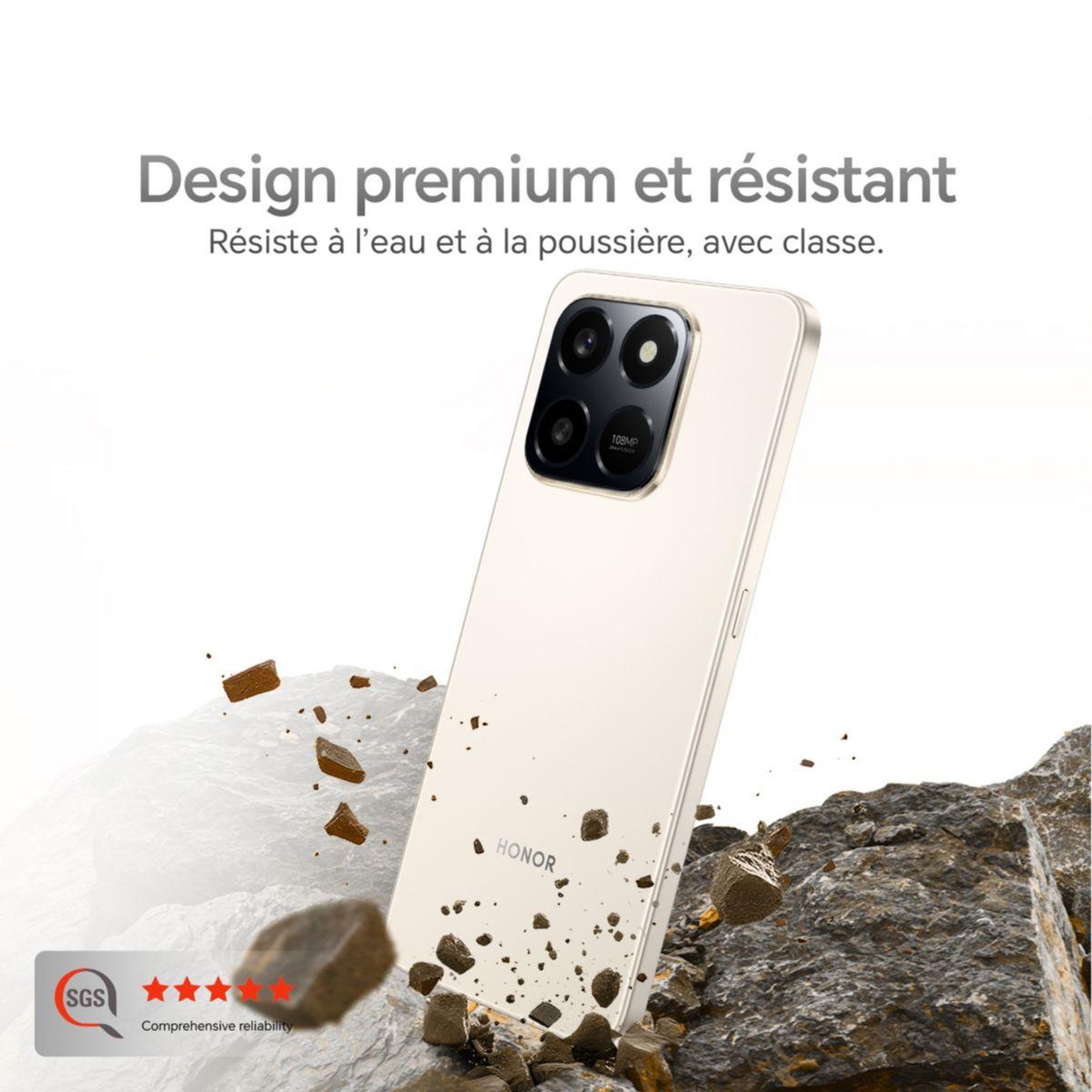 Voir la diapositive 5 : HONOR Smartphone 400 Smart 128Go Or 4G