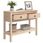 Voir la diapositive 5 : VIDAXL Table console 100x35x75 cm Bois massif de pin
