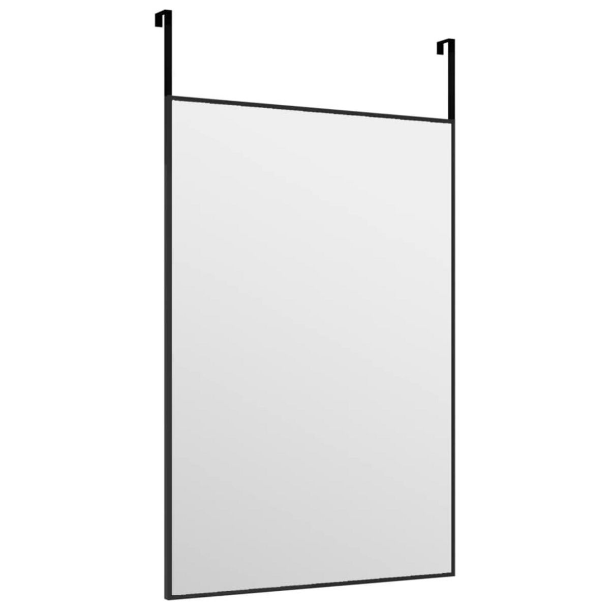 VIDAXL Miroir de porte Noir 40x60 cm Verre et aluminium
