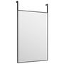 Voir la diapositive 3 : VIDAXL Miroir de porte Noir 40x60 cm Verre et aluminium