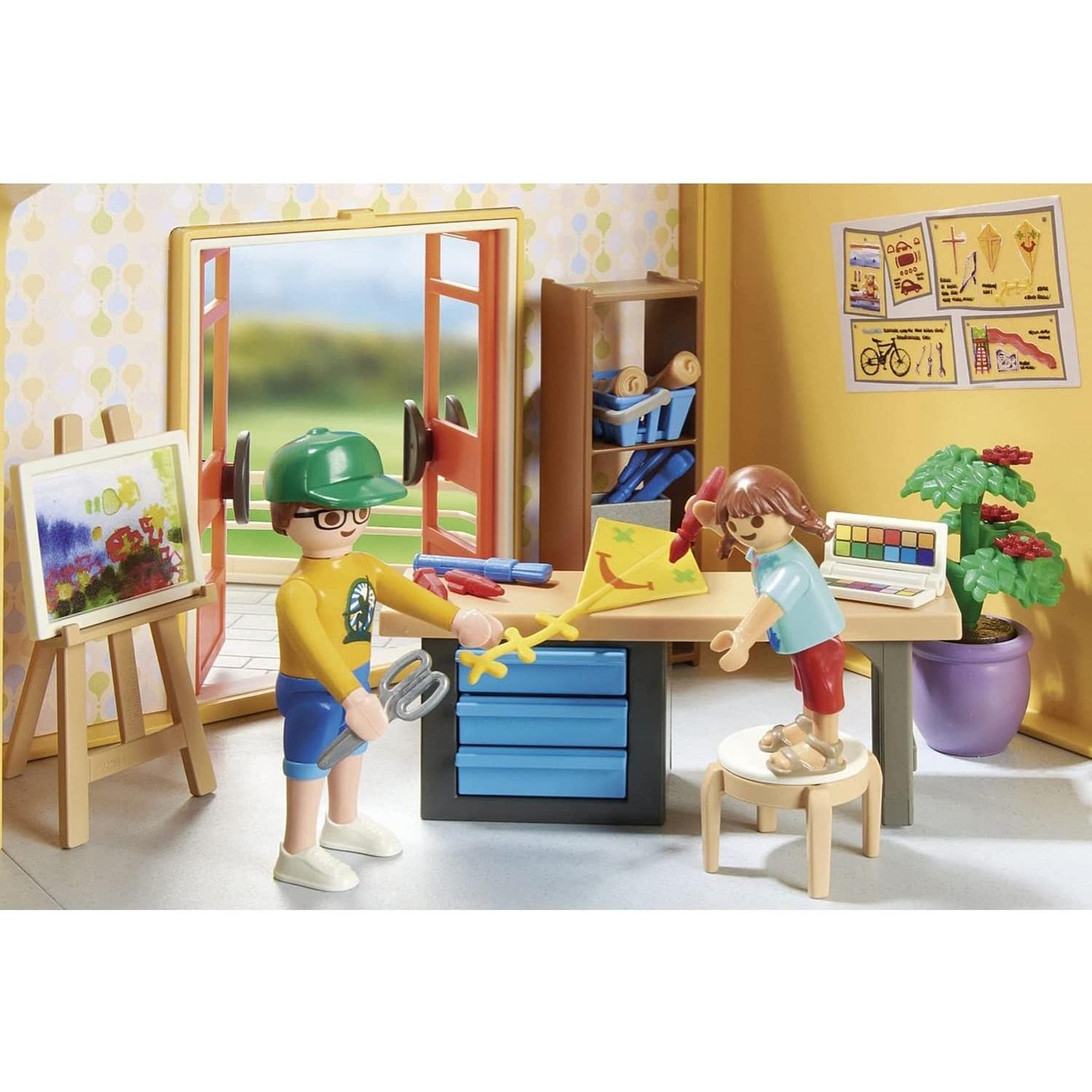 Voir la diapositive 5 : PLAYMOBIL City Life Etage supplémentaire aménagé pour Maison Moderne