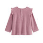 Voir la diapositive 3 : Petit Béguin Pyjama enfant 2 pièces en velours rose Louisa