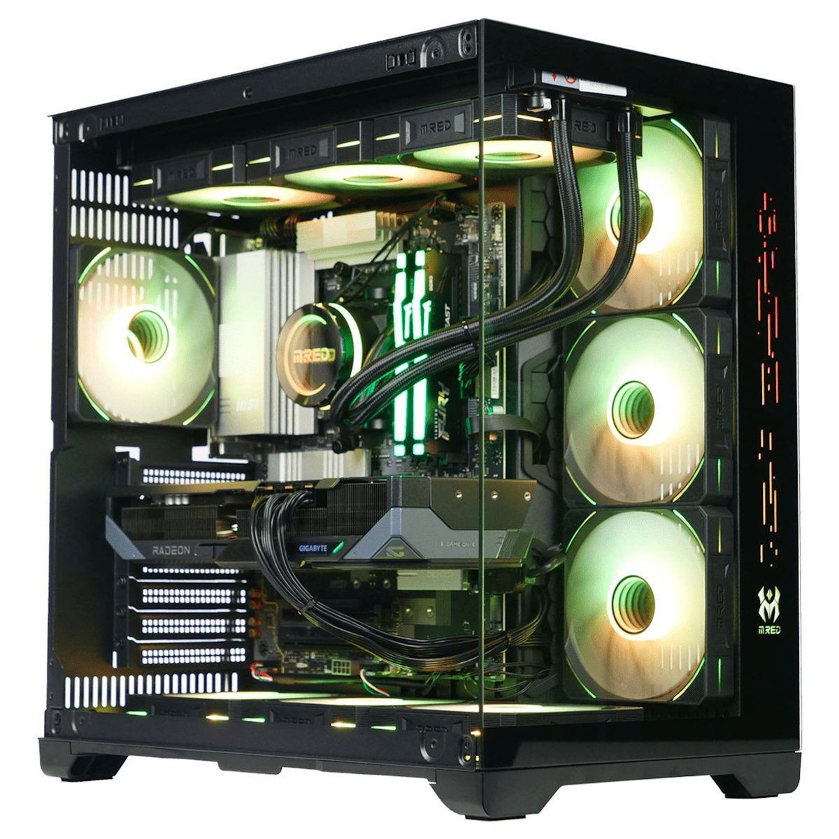 MRED PC Gamer AMD Ryzen 7 7800X3D – AMD Radeon RX 9070 XT – 32 Go RAM DDR5 – SSD 1 To