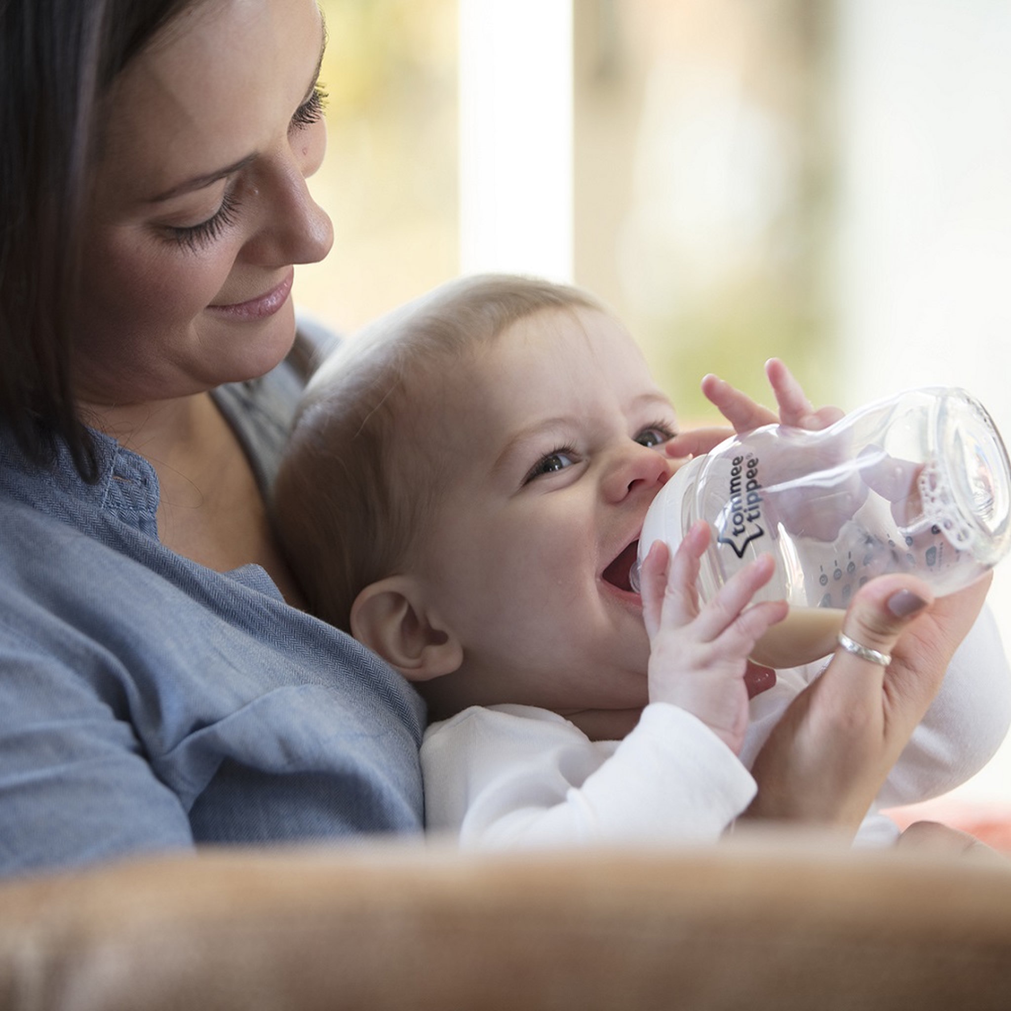 Voir la diapositive 7 : TOMMEE TIPPEE Biberon en verre 150ml Closer to Nature 