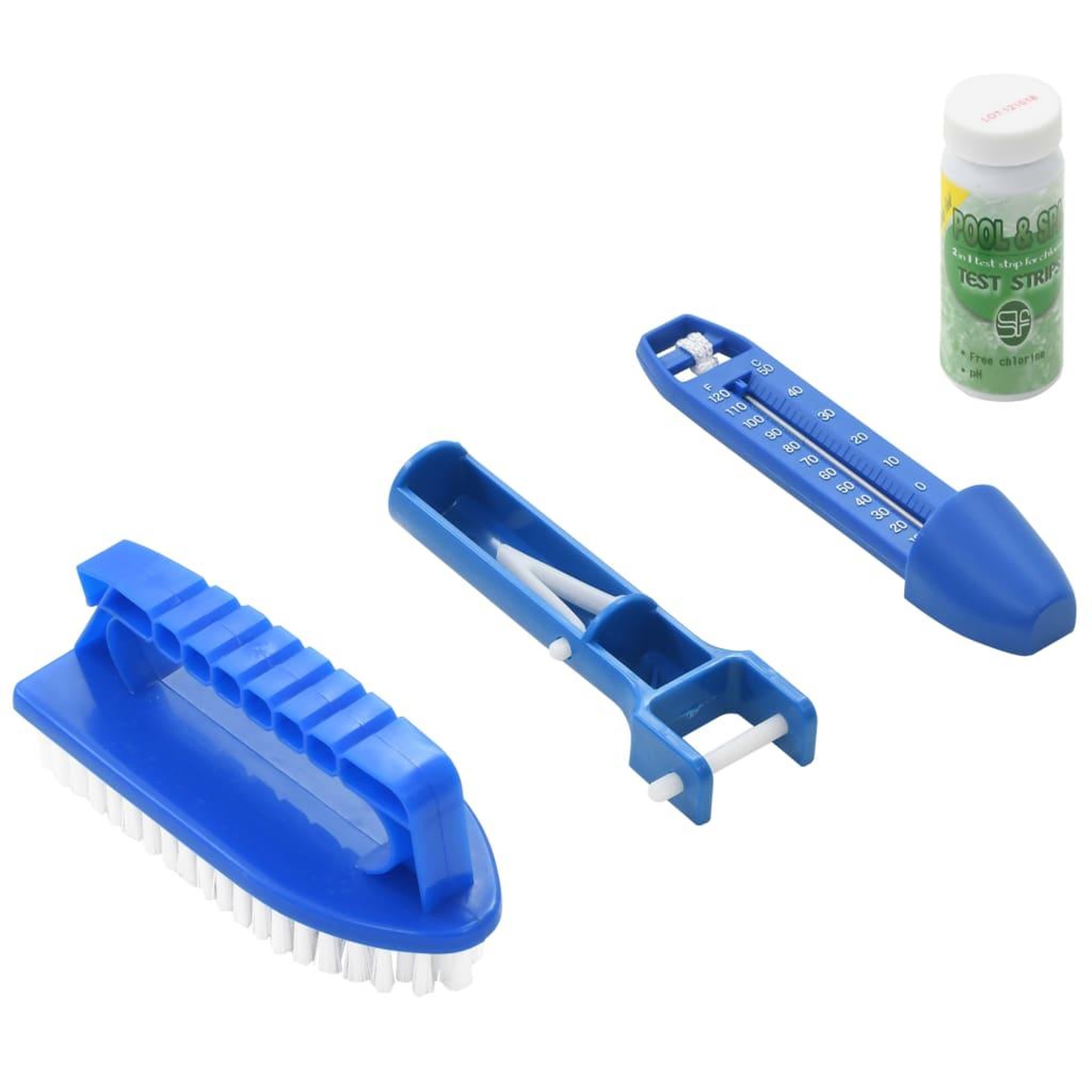 Voir la diapositive 3 : VIDAXL Kit d'entretien de piscine 9 pcs