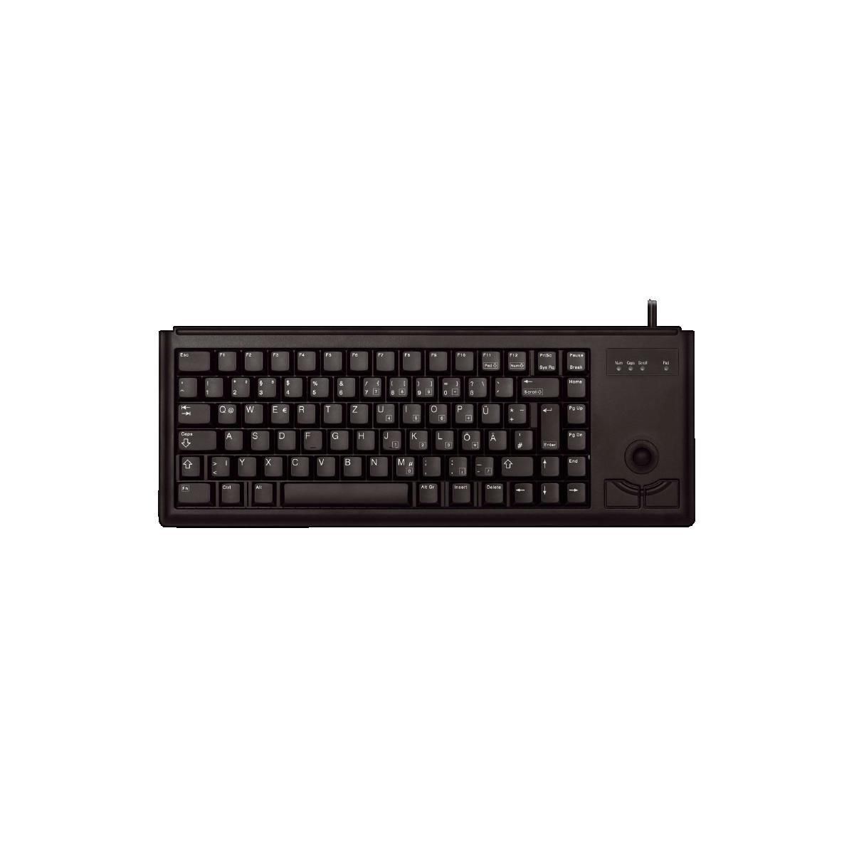 Cherry Clavier CHERRY G84-4400 compact avec trackball intégré