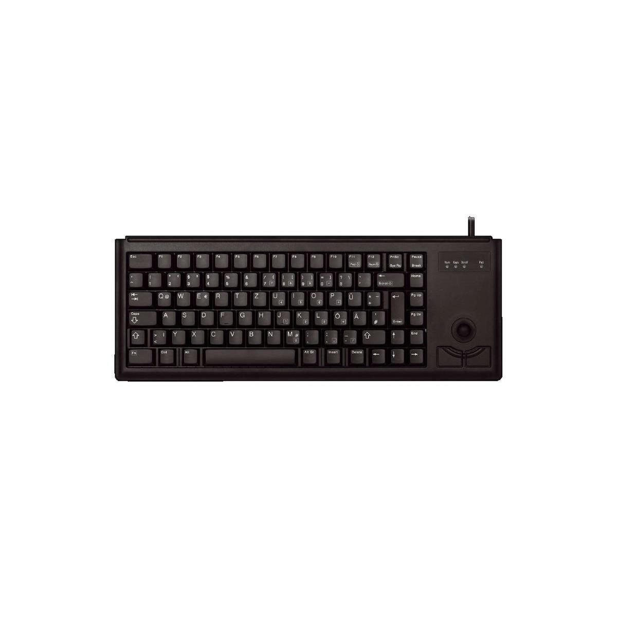 Cherry Clavier CHERRY G84-4400 compact avec trackball intégré