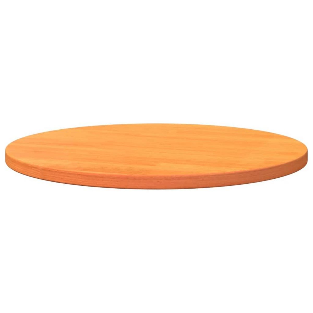 VIDAXL Dessus de table rond cire marron Ø60x2,5 cm bois de pin massif