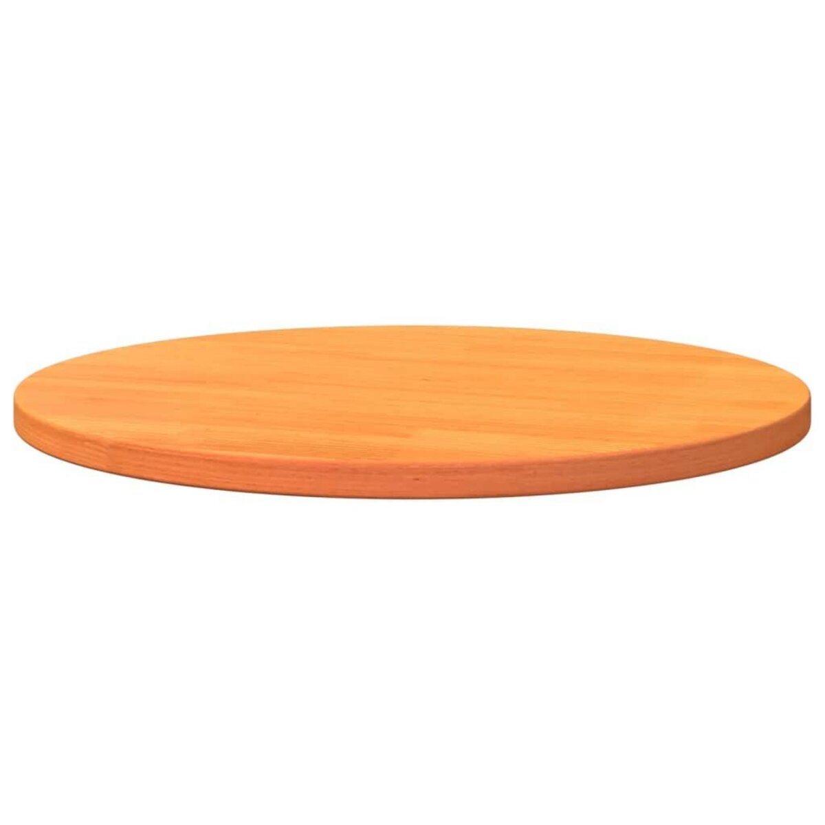 VIDAXL Dessus de table rond cire marron Ø60x2,5 cm bois de pin massif