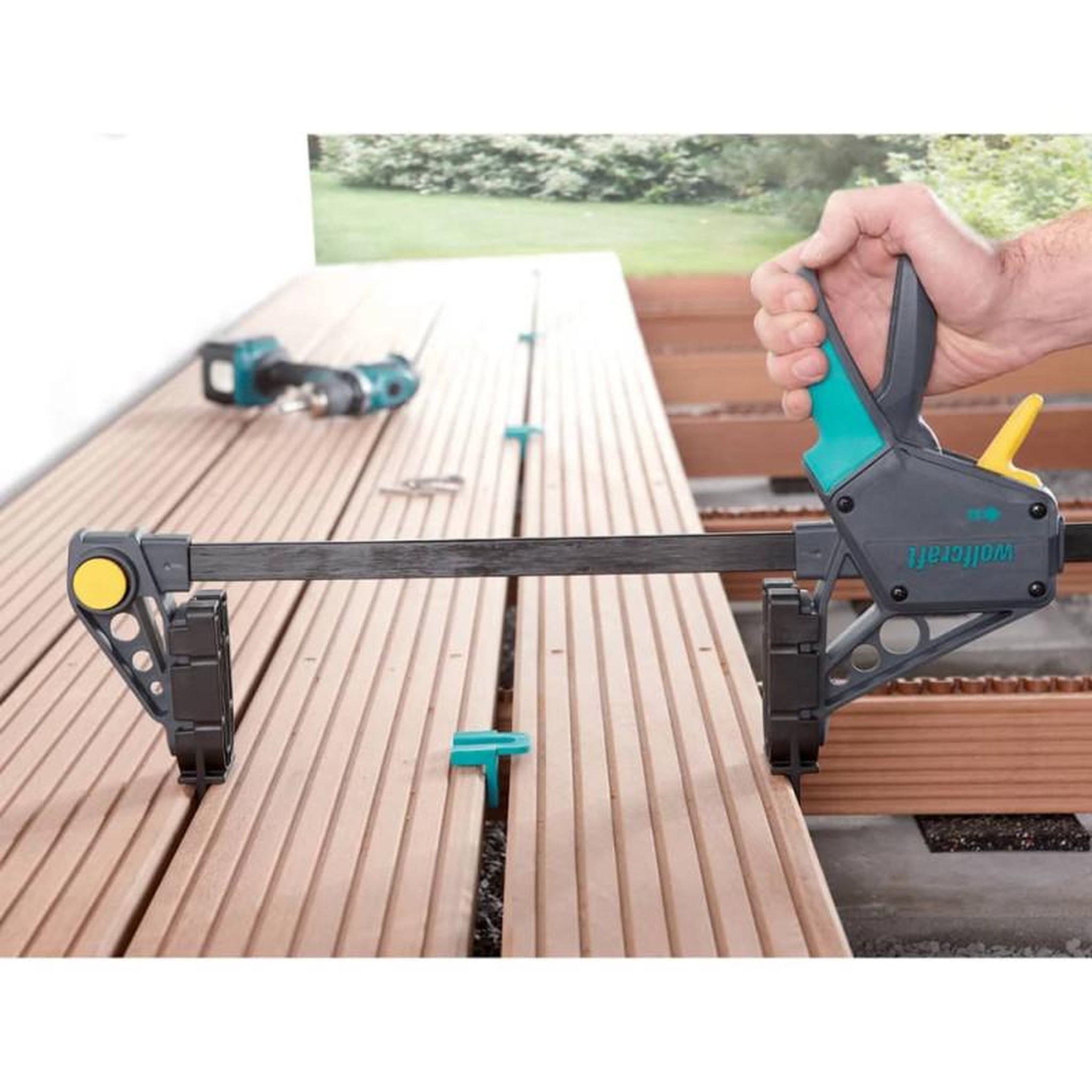Voir la diapositive 4 : WOLFCRAFT wolfcraft Ensemble de pose de plancher 6988000