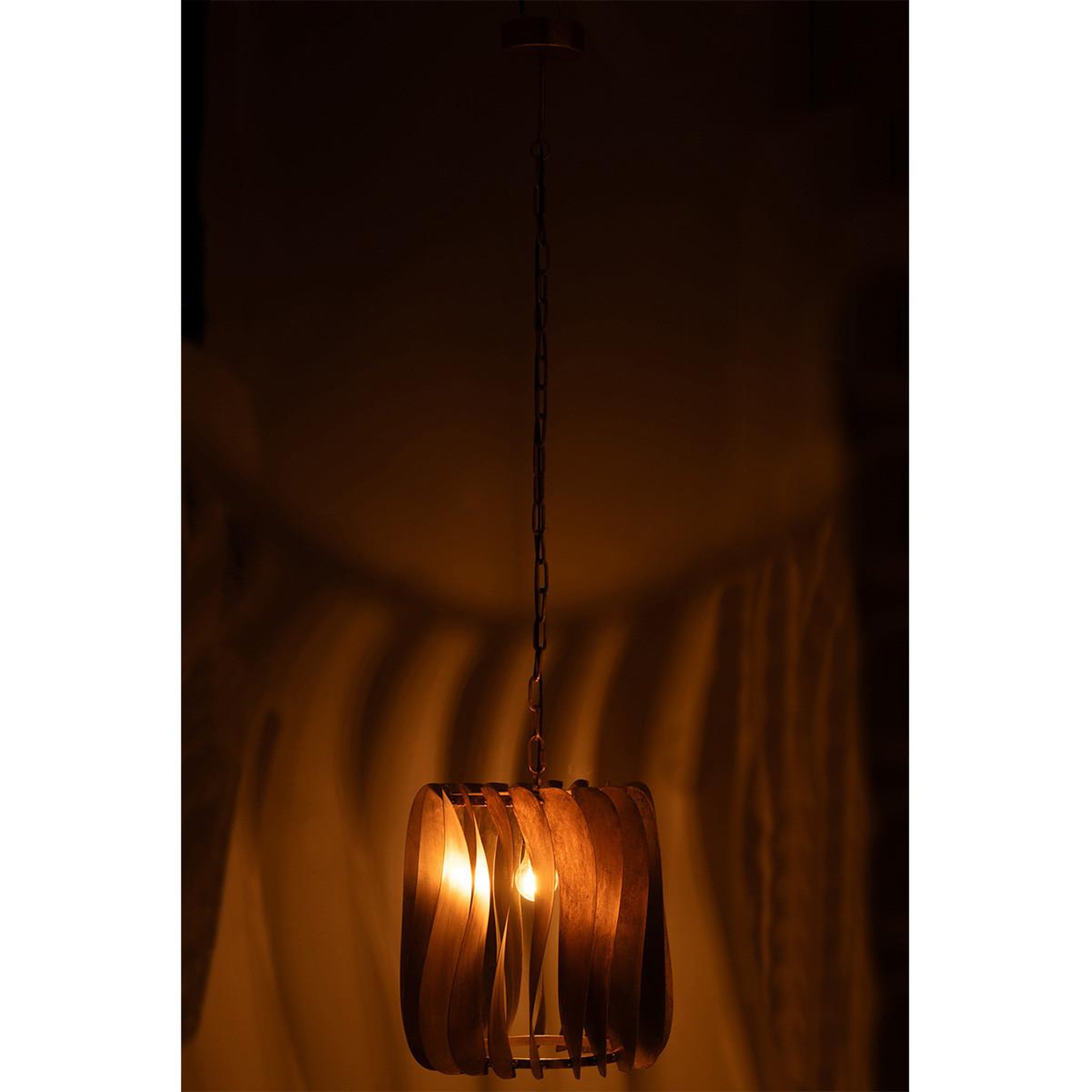 Voir la diapositive 3 : J-LINE Lampe Suspension Design en Métal  Tina  148cm Or