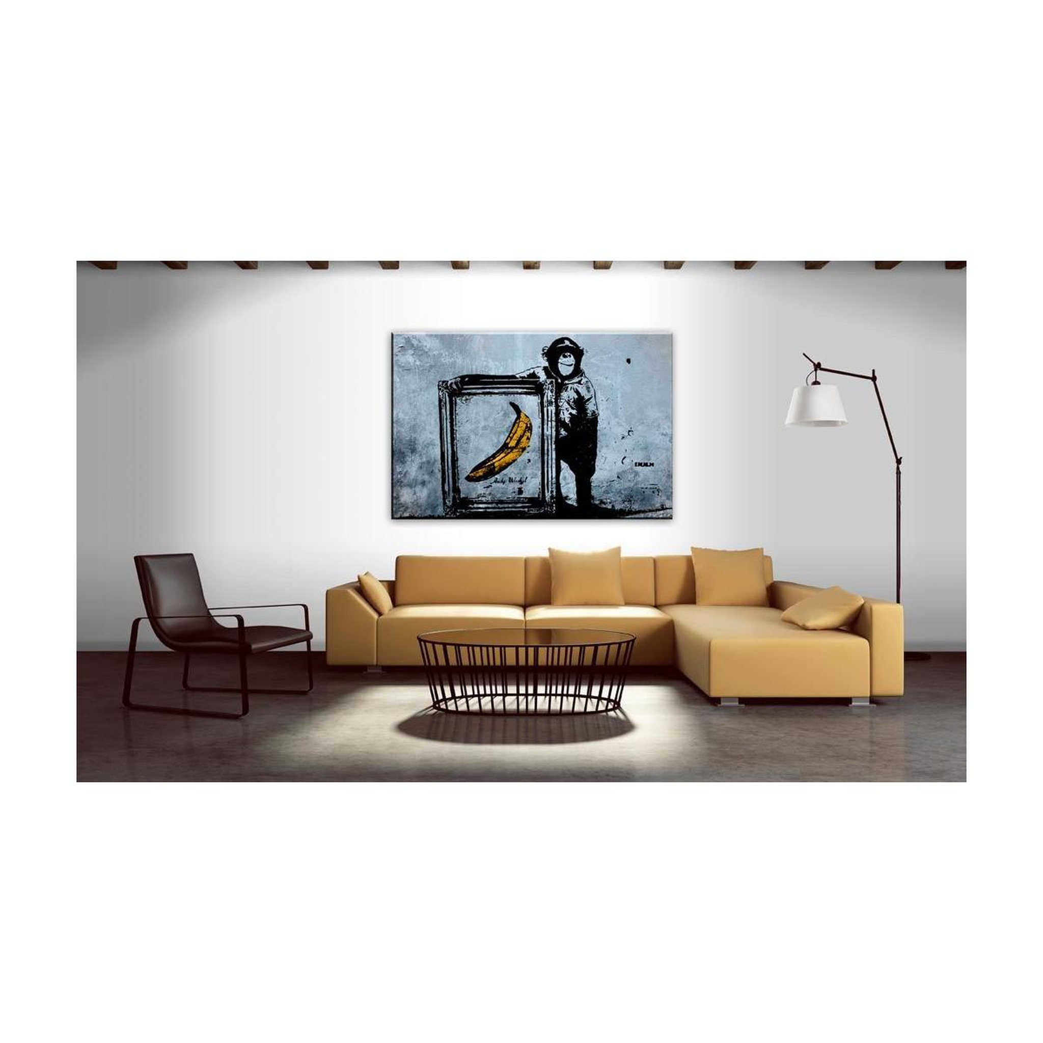 Voir la diapositive 2 : Paris Prix Tableau Imprimé  Inspired - Banksy
