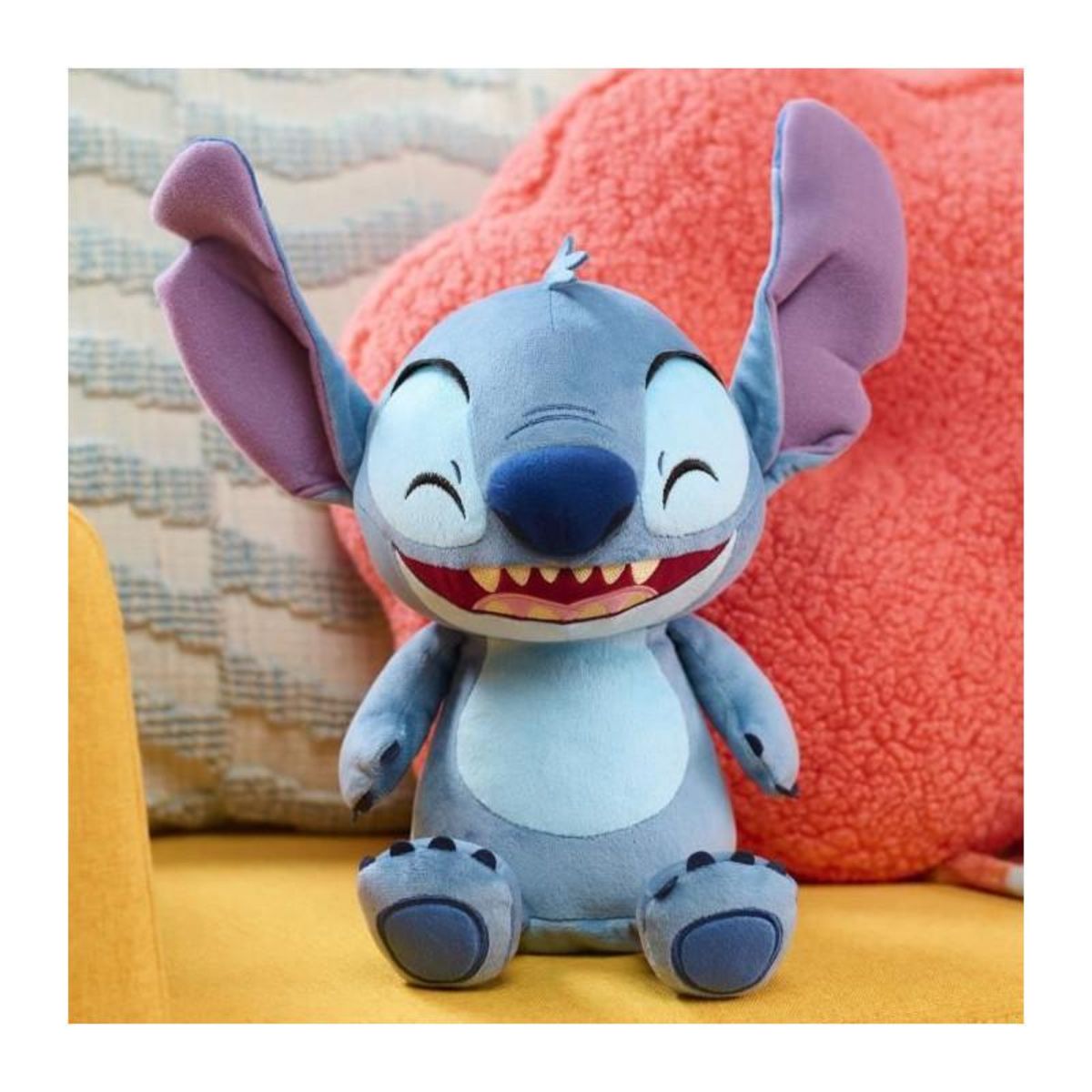 Peluche interactive - LICENCE /STITCH - Peluche Rit et Tremble Stitch - 25 cm, rit et tremble quand secoué