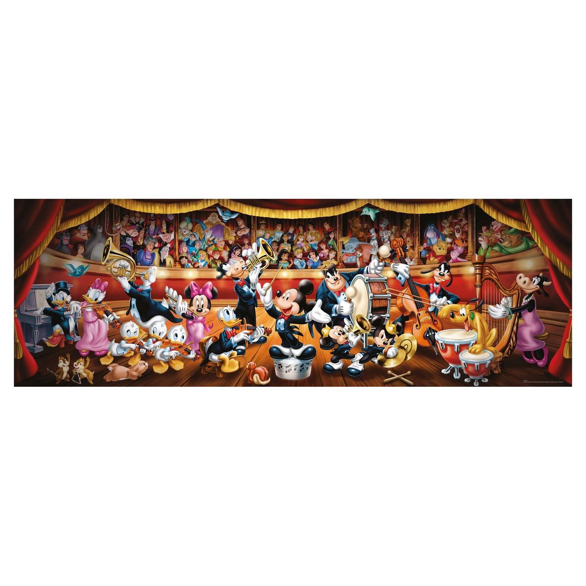 CLEMENTONI Puzzle panorama 1000 pièces  - Disney 