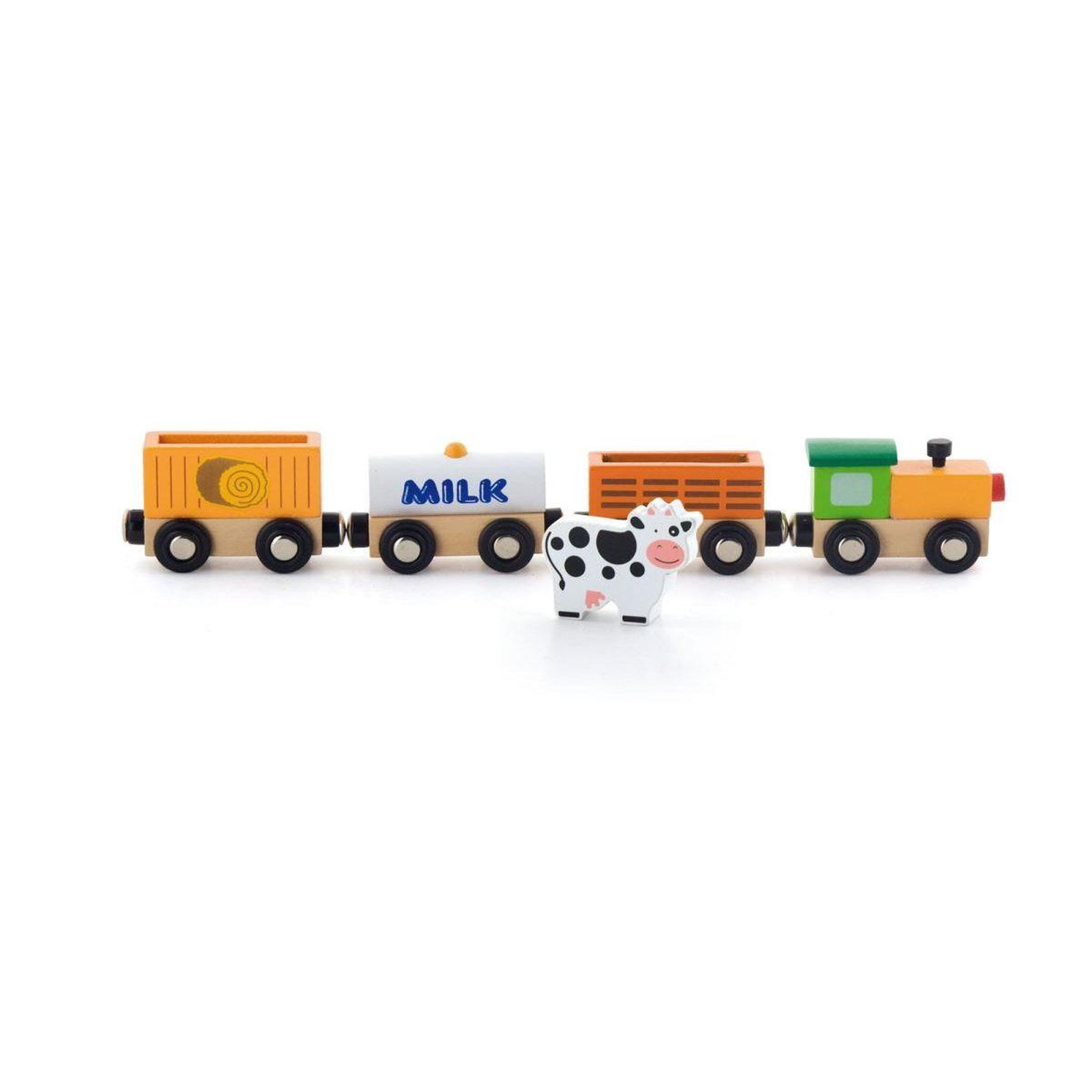 VIGA Train magnétique  50821 - la ferme en bois