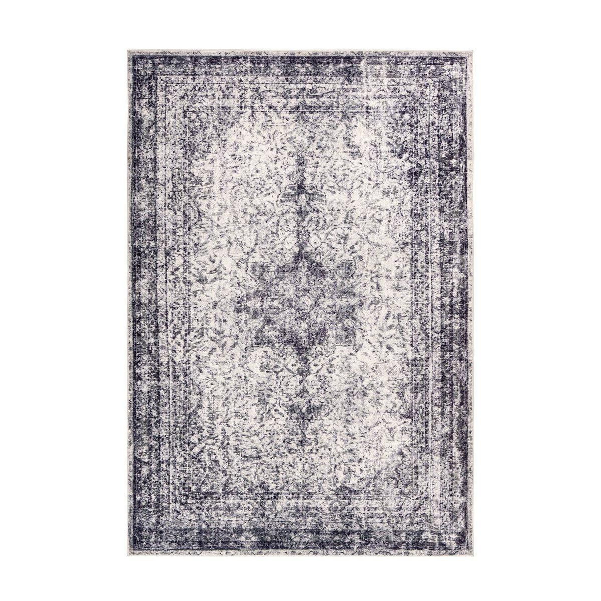 Voir la diapositive 1 : Paris Prix Tapis Rétro Tissé à la Main  Piedmont  Gris