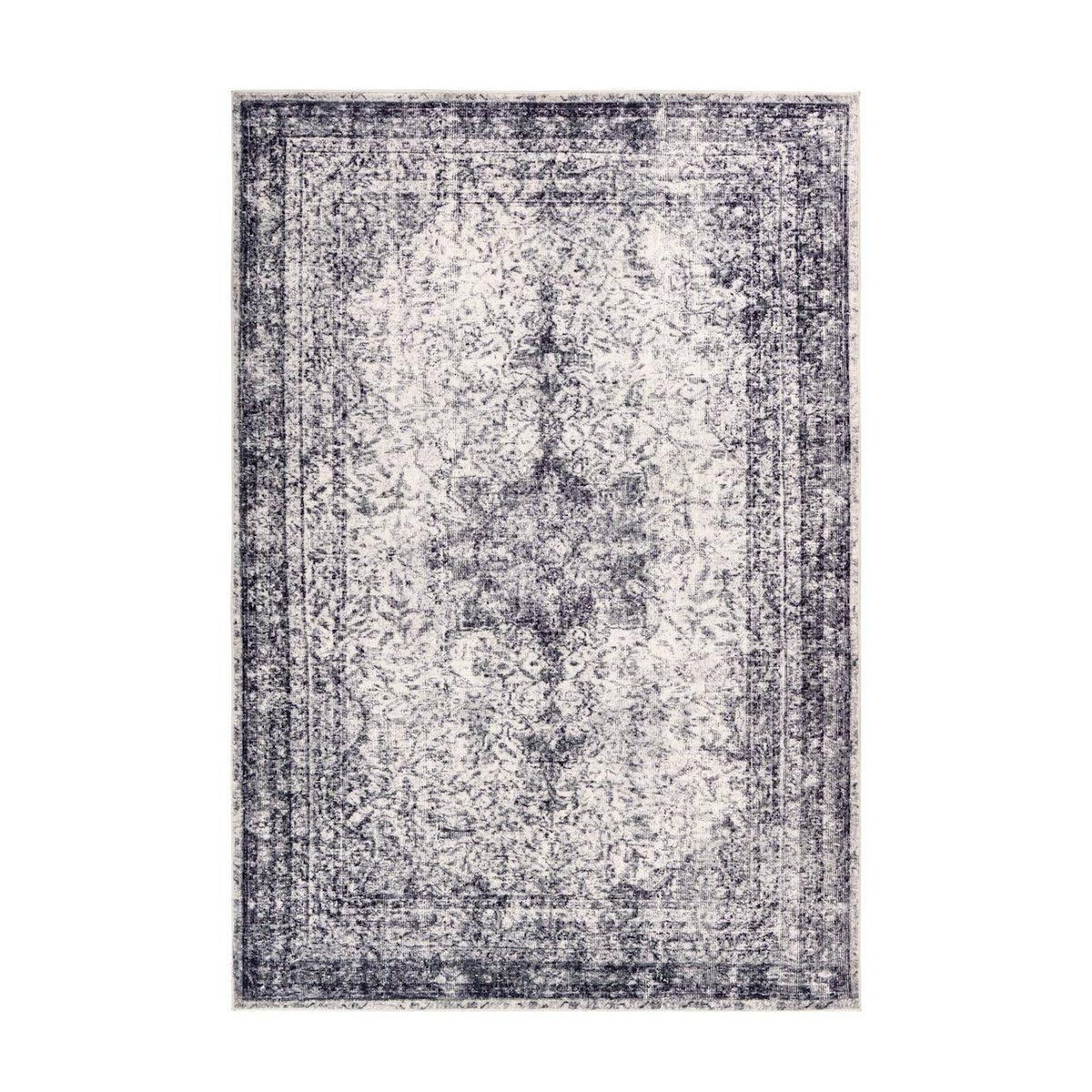 Paris Prix Tapis Rétro Tissé à la Main  Piedmont  Gris