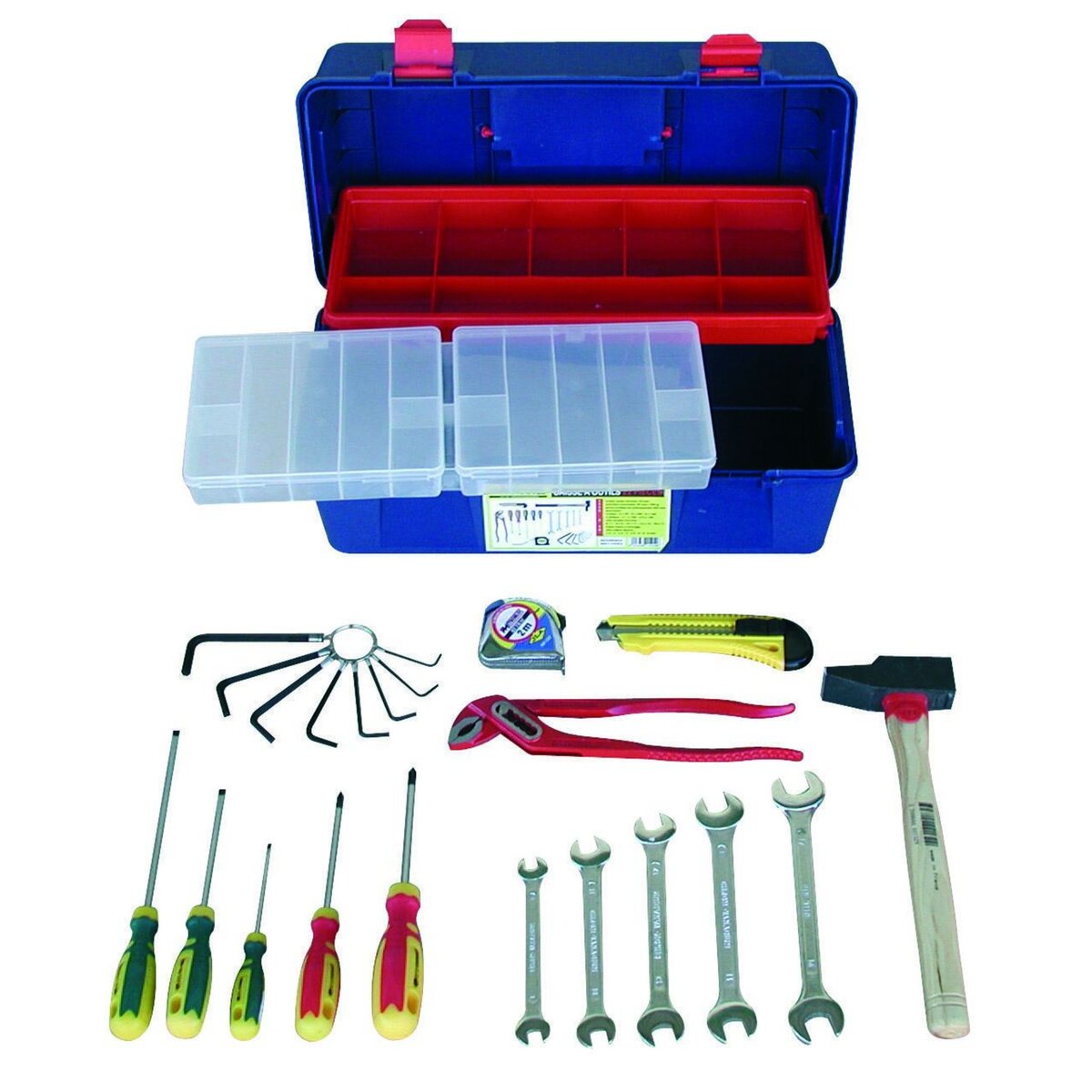 OUTIFRANCE Caisse à outils 22 pièces