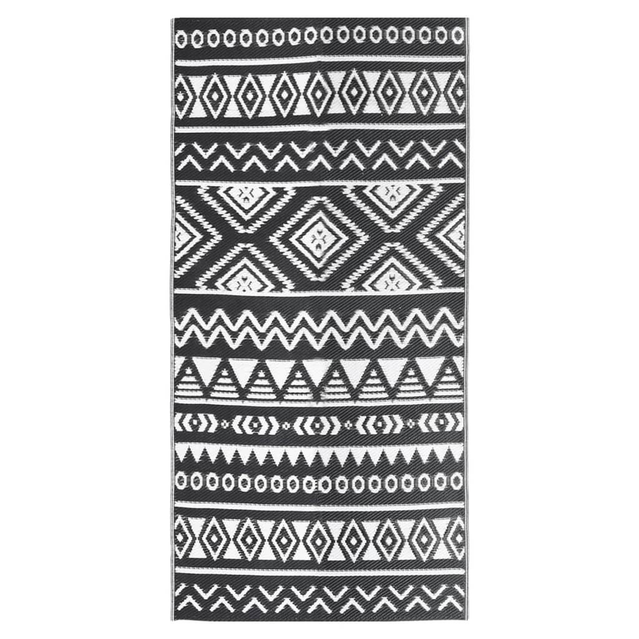 Voir la diapositive 2 : VIDAXL Tapis d'exterieur Noir 80x150 cm PP
