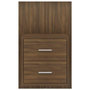 Voir la diapositive 5 : VIDAXL Table de chevet murale Chene marron