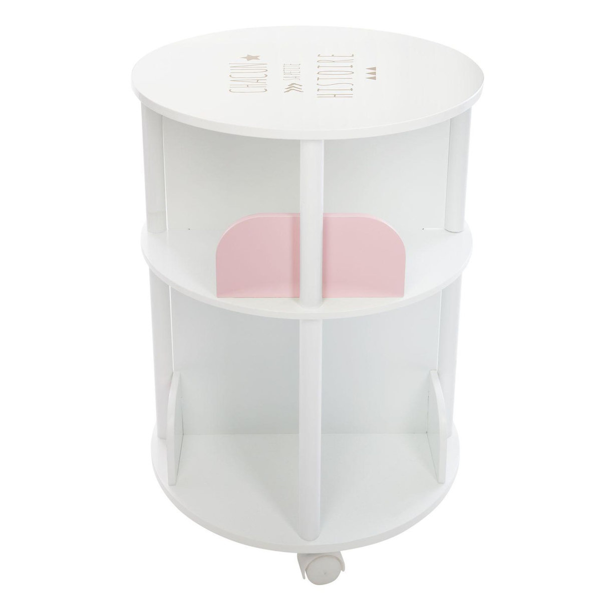 Atmosphera Kids Bibliothèque enfant ronde Douceur