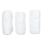Paris Prix Lot de 3 Inserts Lavables pour Couche  Bébé  35cm Blanc