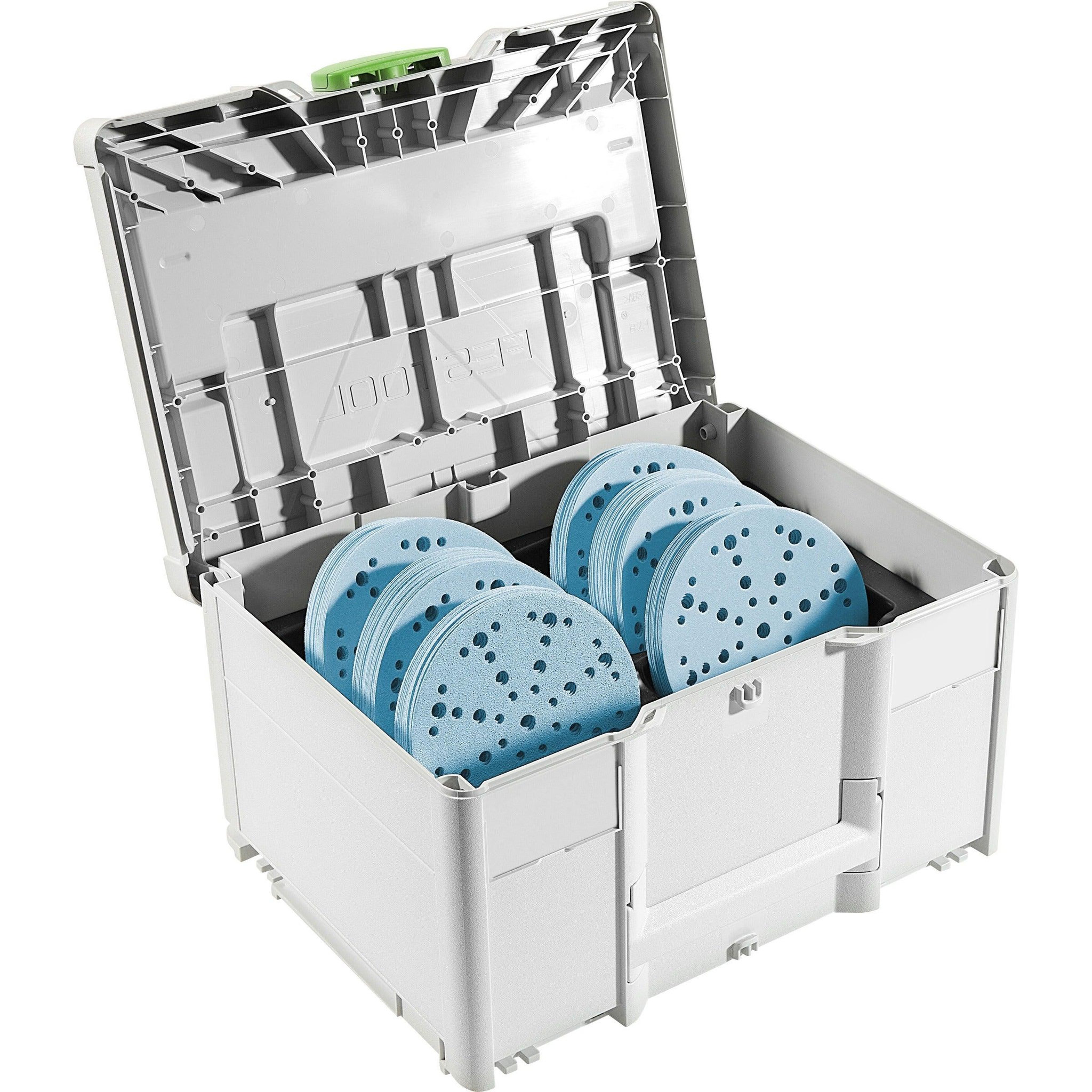FESTOOL Systainer³ 120 abrasifs sys-stf d150 gr-set granat