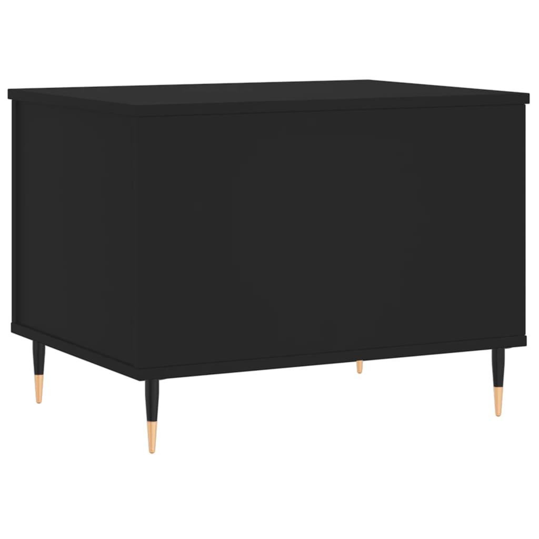 Voir la diapositive 5 : VIDAXL Table basse Noir 60x44,5x45 cm Bois d'ingenierie
