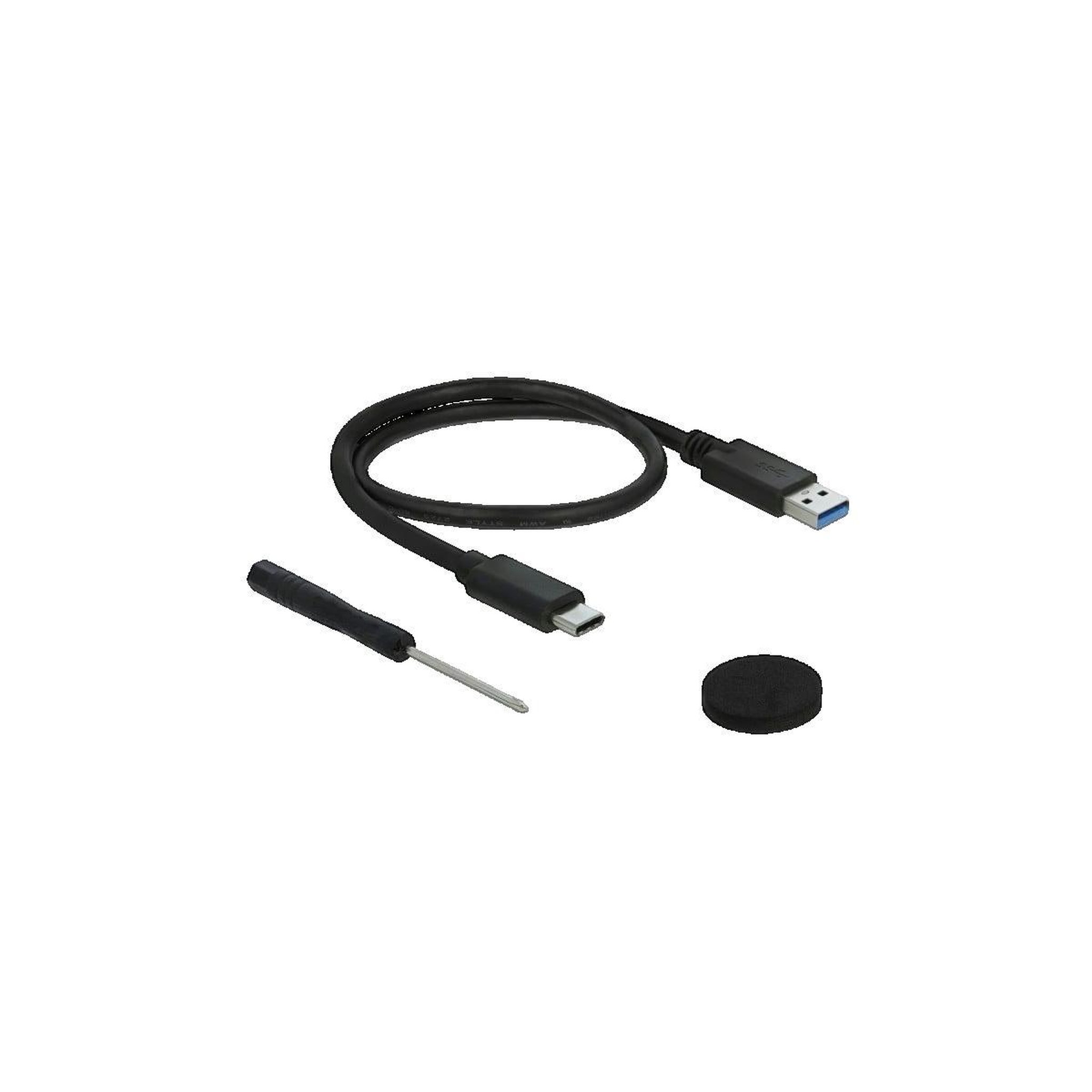 Voir la diapositive 3 : DeLock Boîtier externe Delock pour disque dur 2,5 pouces SuperSpeed USB 10 Gbps