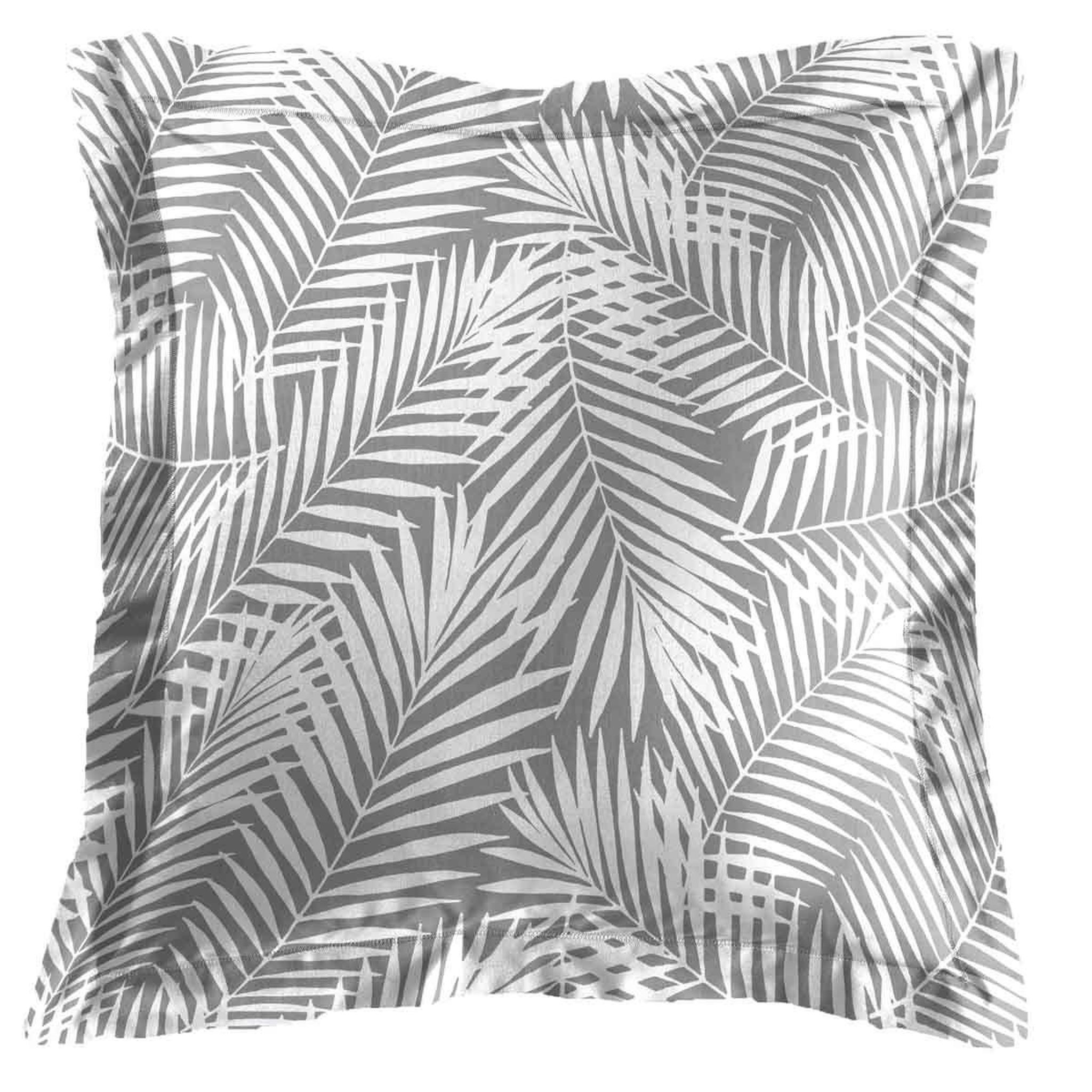 Douceur d'Intérieur Taie d'Oreiller en Coton  Botania  63x63cm Gris
