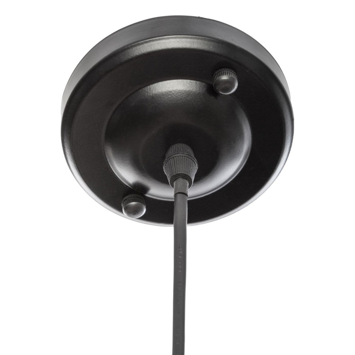 ATMOSPHERA Suspension luminaire en bambou Slow - Diam. 32 cm - Noir