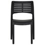 Voir la diapositive 4 : VIDAXL Chaises de jardin lot de 2 Anthracite Polypropylene