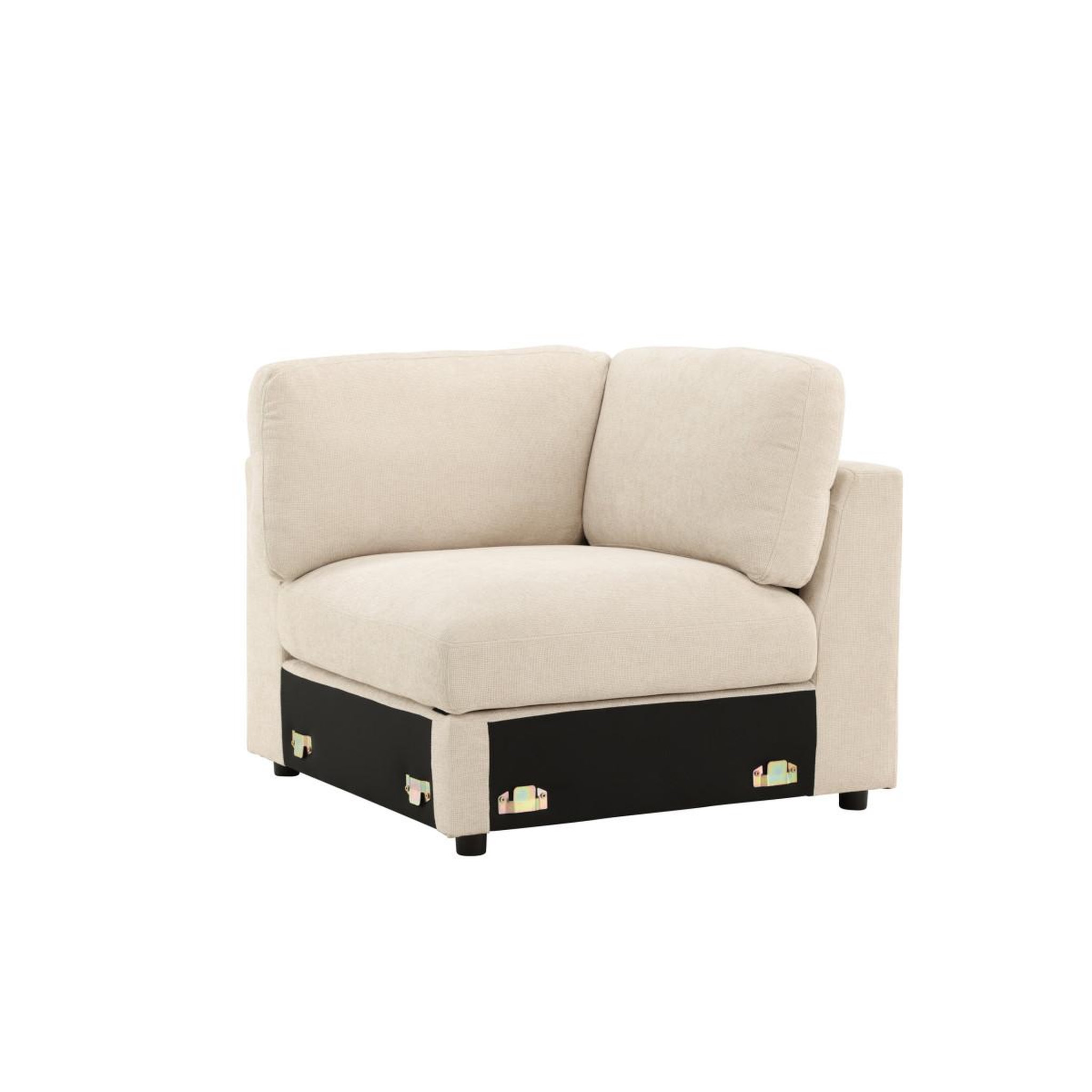Voir la diapositive 3 : Paris Prix Module canapé d'angle  salerno  99cm beige