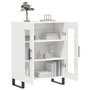 Voir la diapositive 4 : VIDAXL Buffet Blanc brillant 69,5x34x90 cm Bois d'ingenierie
