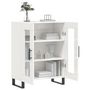 Voir la diapositive 4 : VIDAXL Buffet Blanc brillant 69,5x34x90 cm Bois d'ingenierie