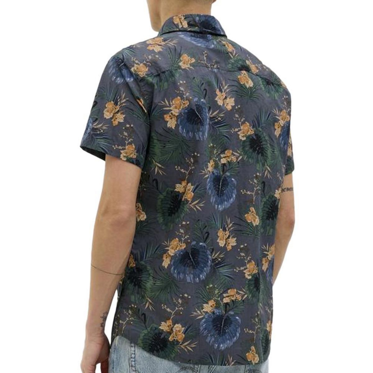 Jack & Jones Chemise Bleu/Vert Homme Jack & Jones Hawaii