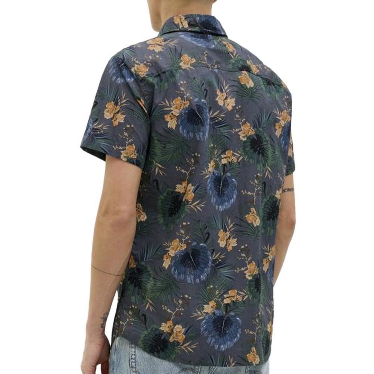 Jack & Jones Chemise Bleu/Vert Homme Jack & Jones Hawaii