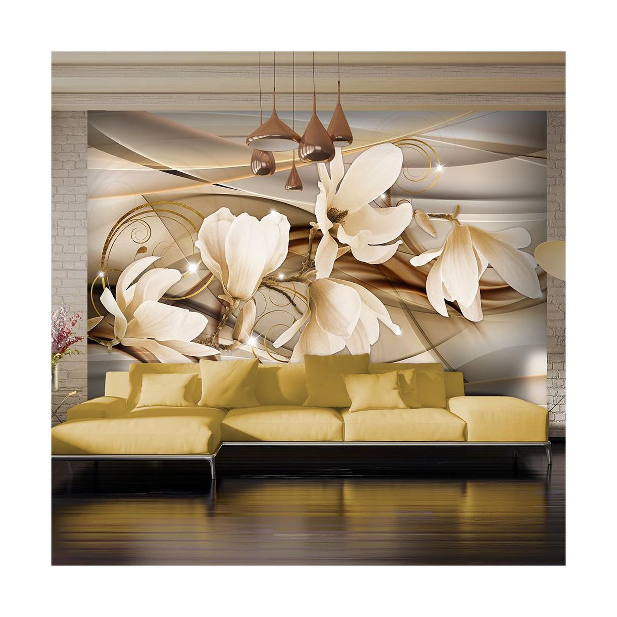 Voir la diapositive 1 : Paris Prix Papier Peint  Dance of Flowers