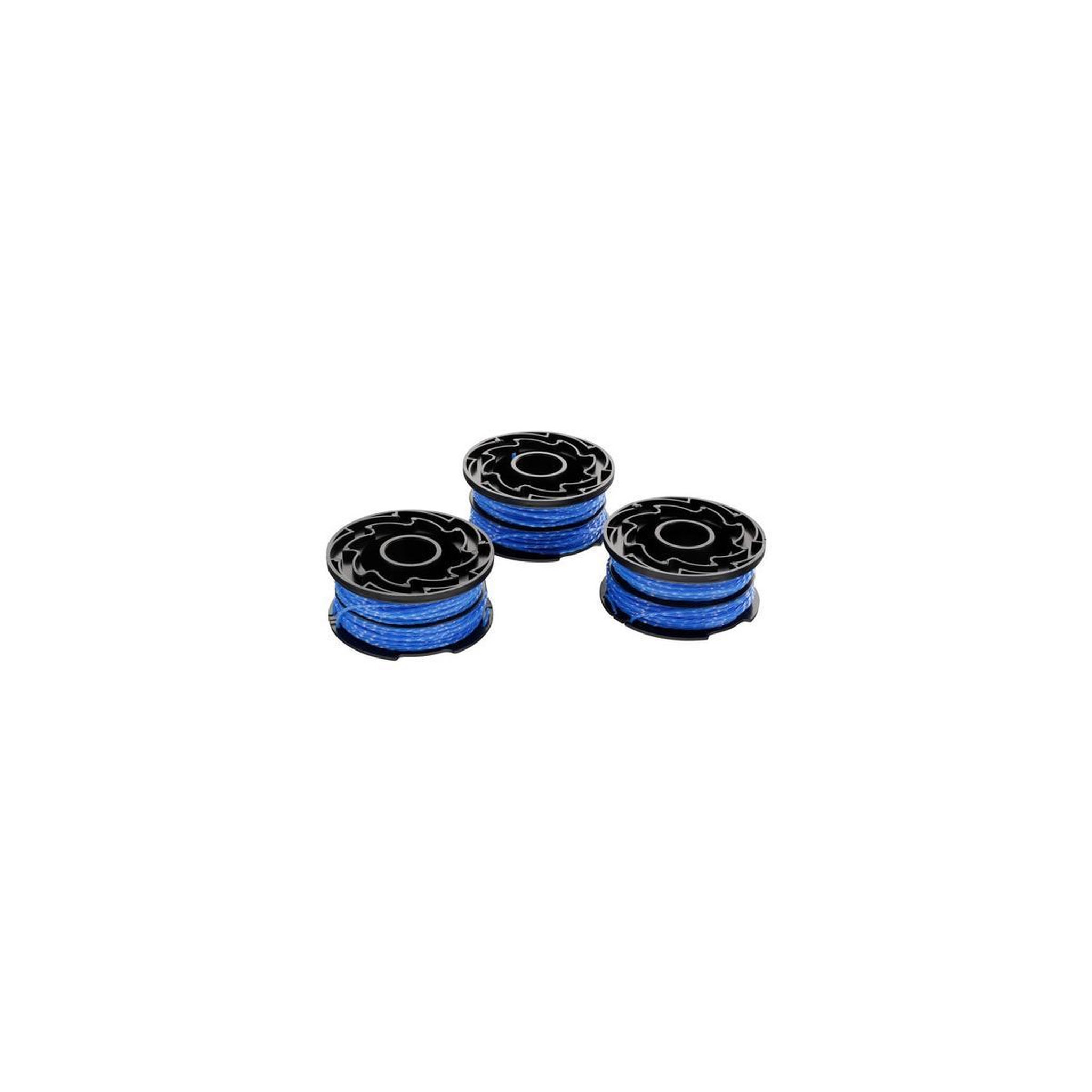 Voir la diapositive 3 : Black et Decker BLACK + DECKER Lot de 3 bobines de rechange pour coupe-bordures Reflex Plus A6441