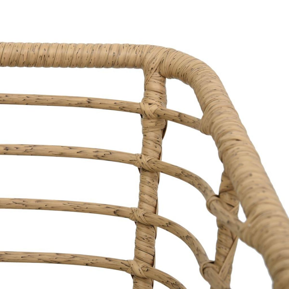 VIDAXL Ensemble de bistro 3 pcs Resine tressee Chene