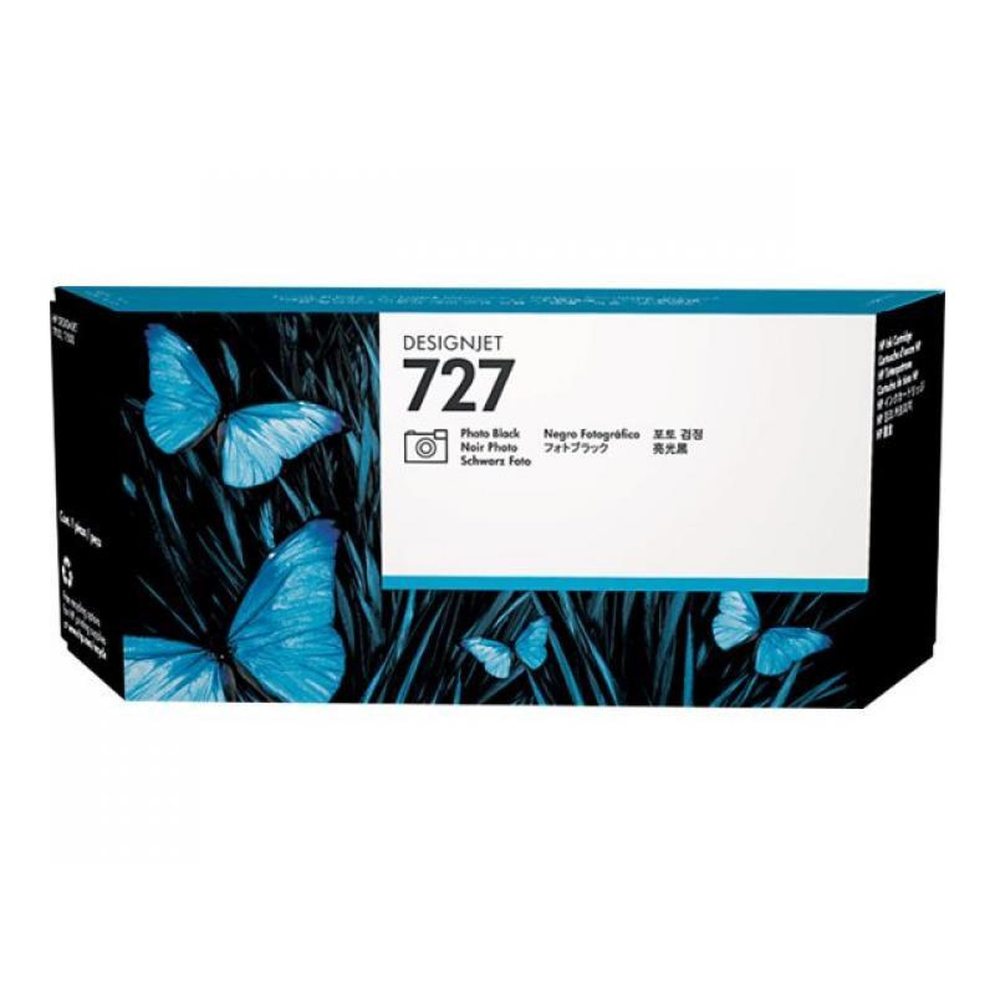 Voir la diapositive 2 : HP HP Ink No 727 HP727 HP 727 Photo Black Schwarz (F9J79A)