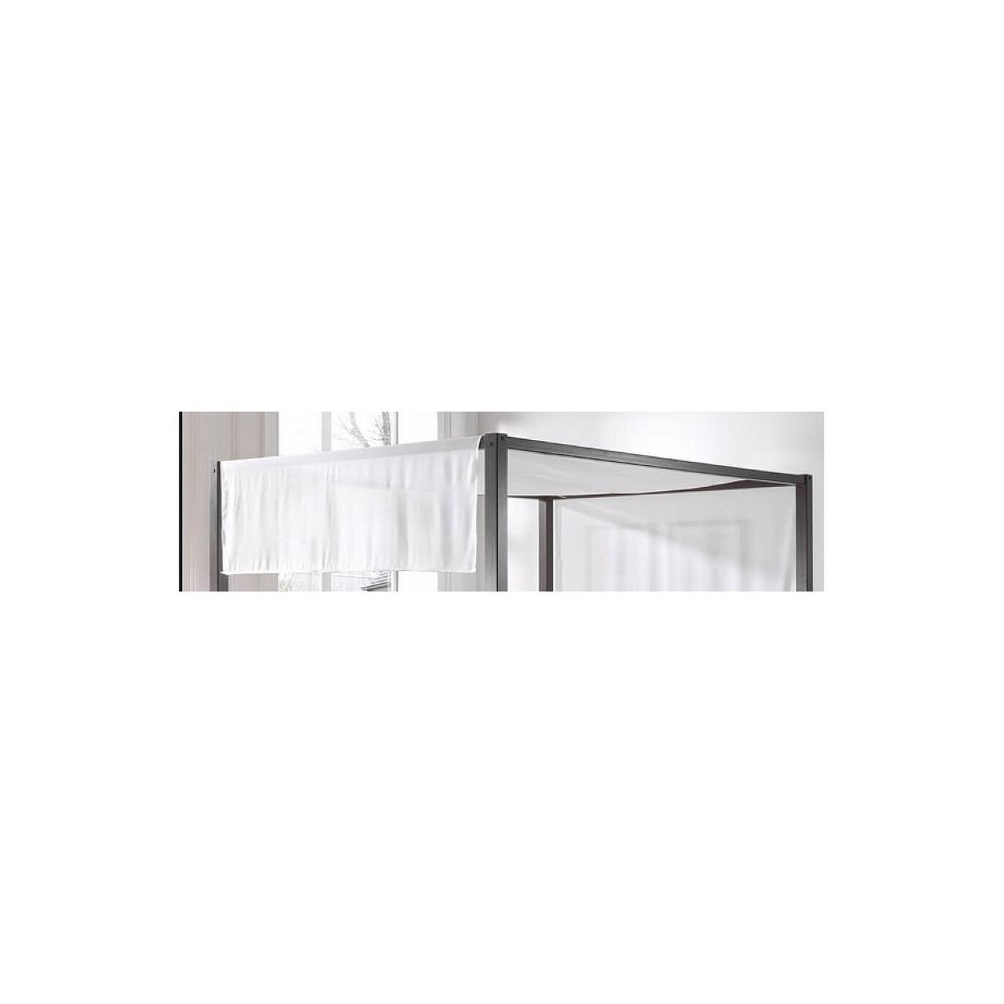 Voir la diapositive 2 : Paris Prix Voile pour lit à baldaquin  pino  140x200cm blanc