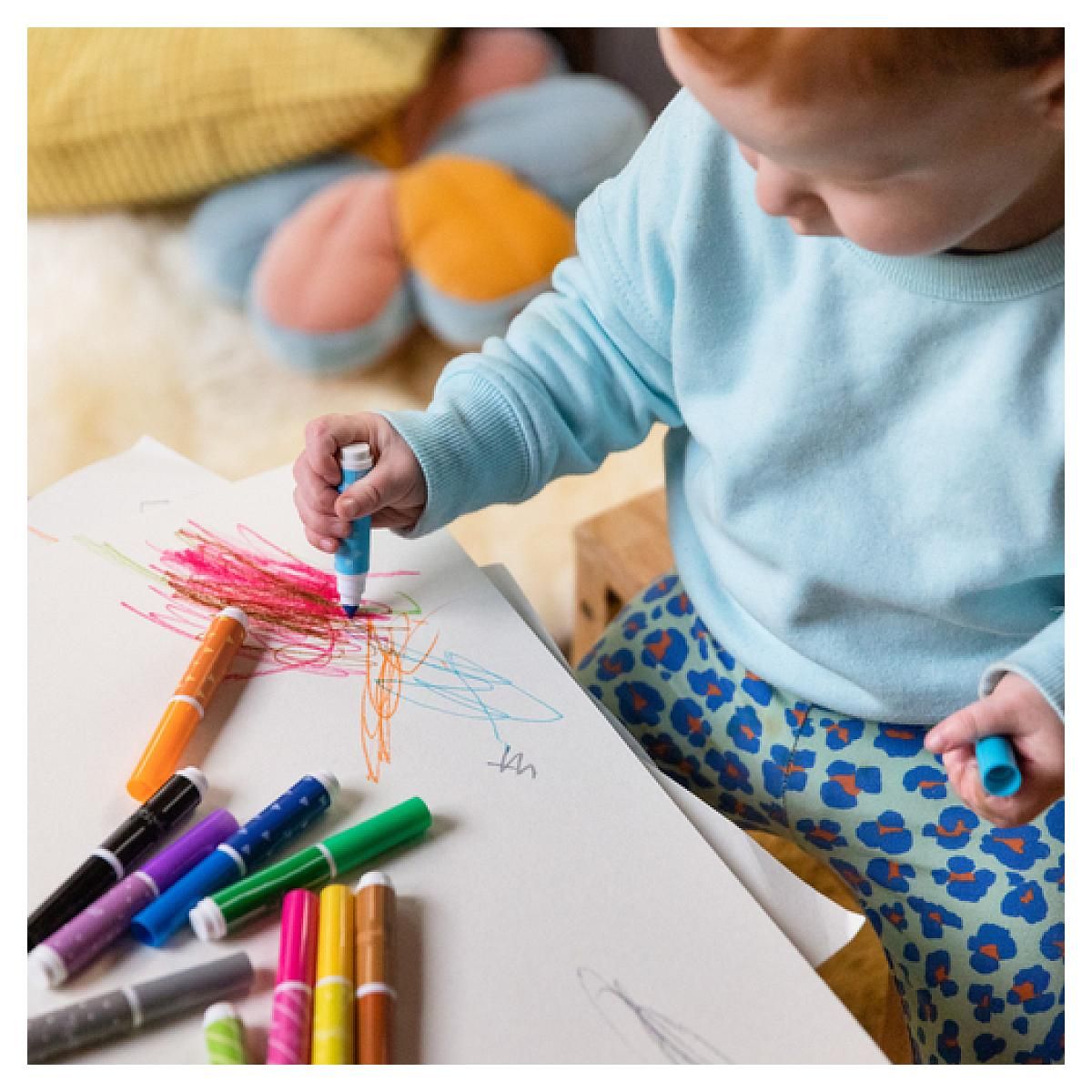 TIGER TRIBE Marqueurs juniors set de 12