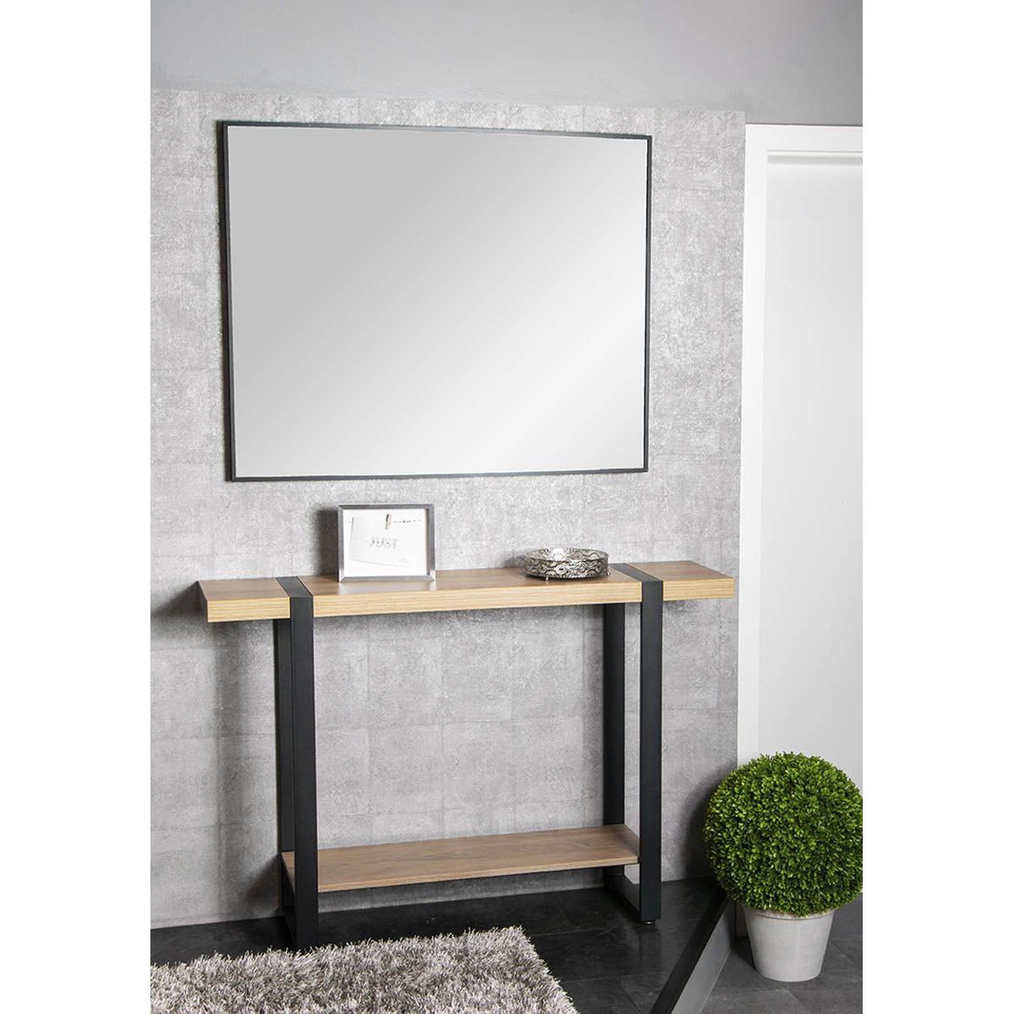 Voir la diapositive 6 : Paris Prix Console design  miranda  120cm chêne & noir
