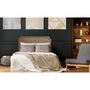 Voir la diapositive 5 : Paris Prix Tête de Lit  Design en Tissu  Selena  140cm Gris Chiné